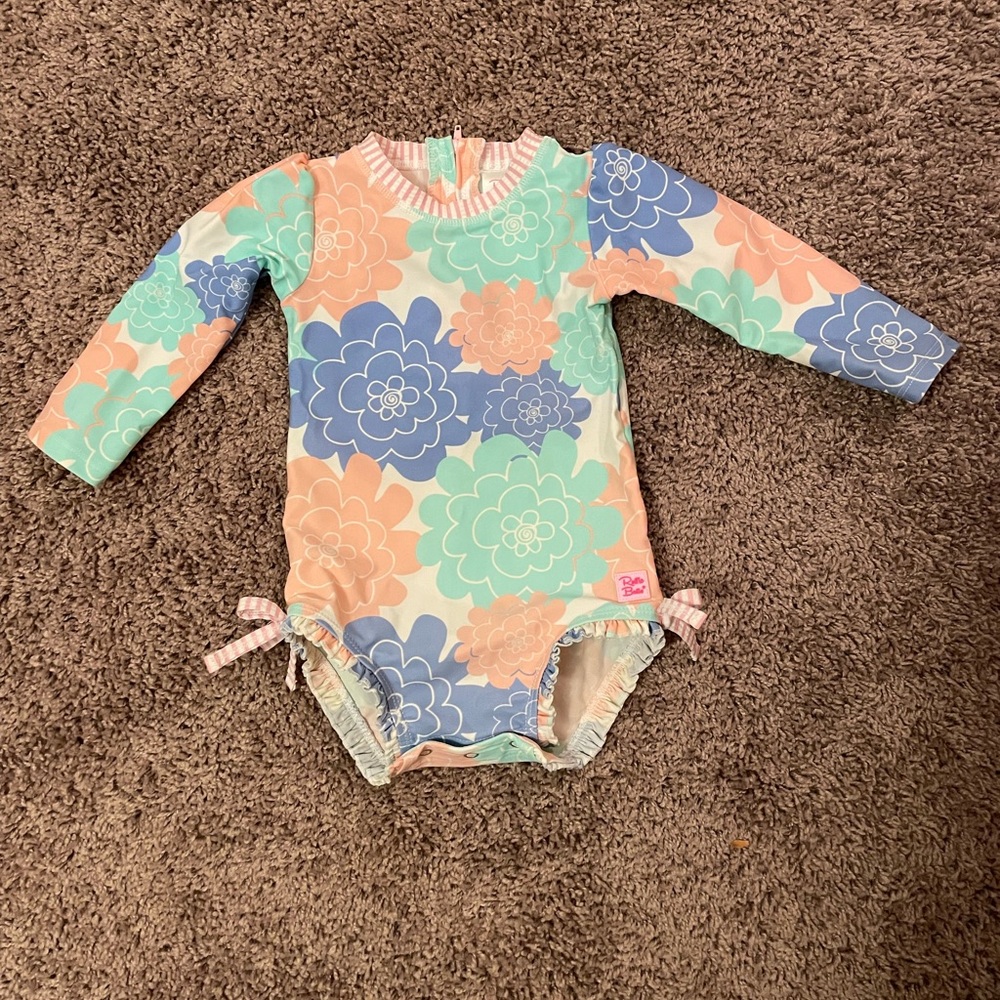 Ruffle Butts rash guard swimsuit size 18-24 months